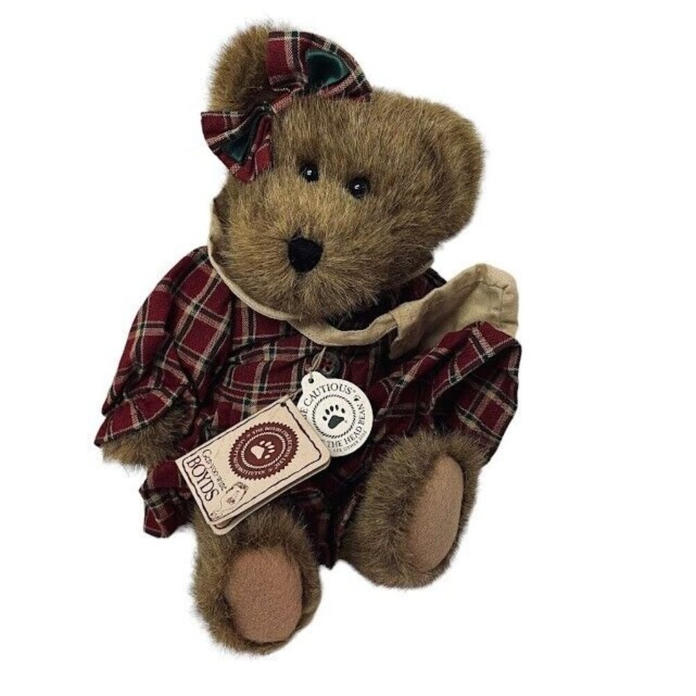 Vintage‎ Boyds Bears Aimee Warmheart Jointed Plush Forever Friends e Bag Tag 10"
